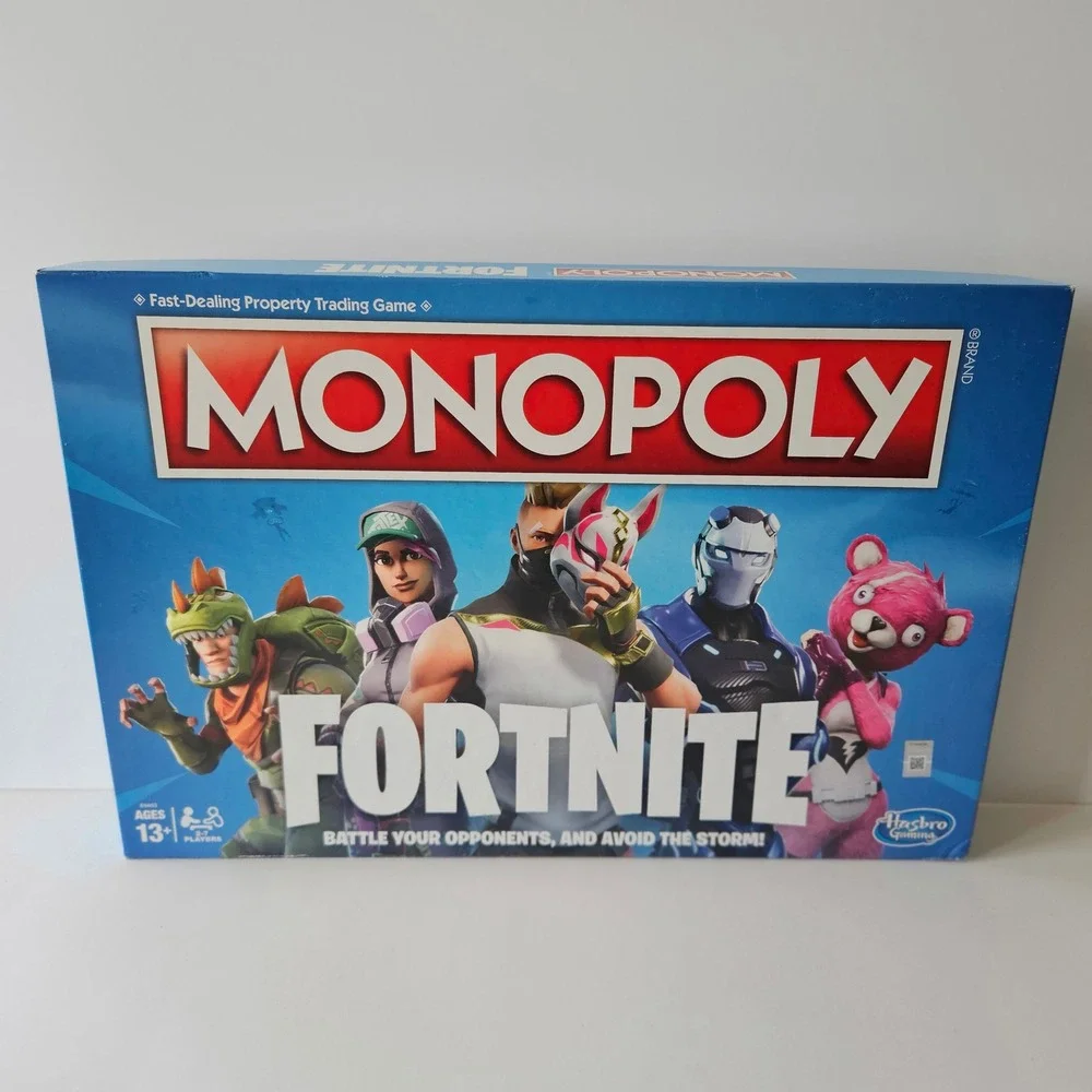 Fortnite Monopoly Board Game Hasbro Limited Edition - Open Box
